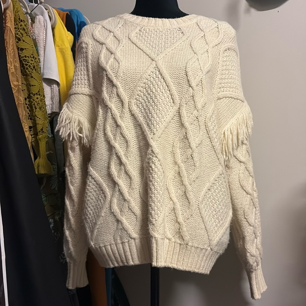 Cozy boho sweater